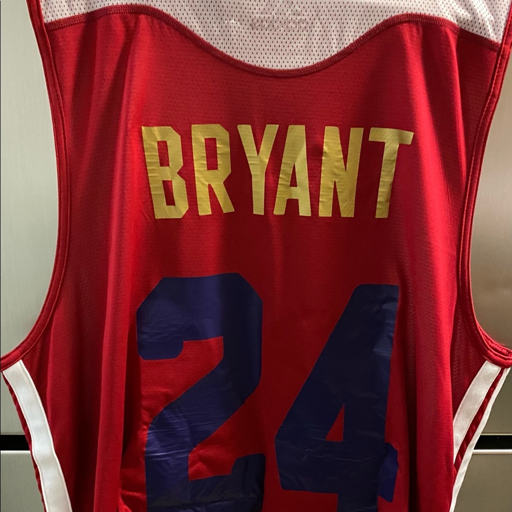 adidas Kobe Bryant 2014 New Orleans all star practice jersey XXL Red/White